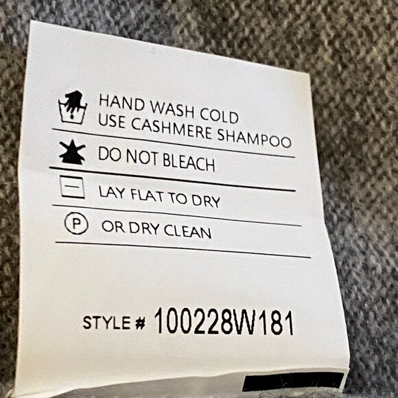 NEW Repeat 100% Cashmere Women Sz S Gray Sweater Pullover "To The Moon and Back" - Picture 11 of 11